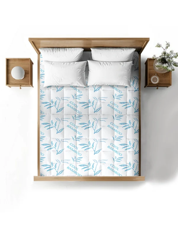 Bamboo Mattress Topper - Cool Bamboo Best Quality Quilted Comfort - Image 3