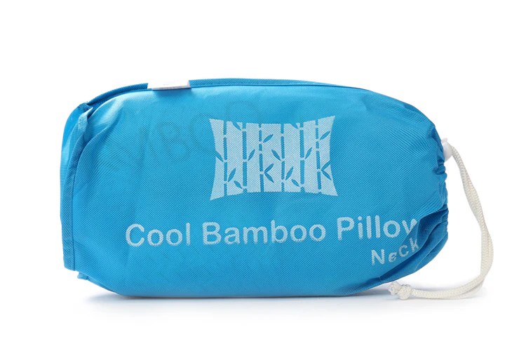 Bamboo Travel Pillow - Cool Bamboo Memory Foam, Neck & Support Pillow - Image 6