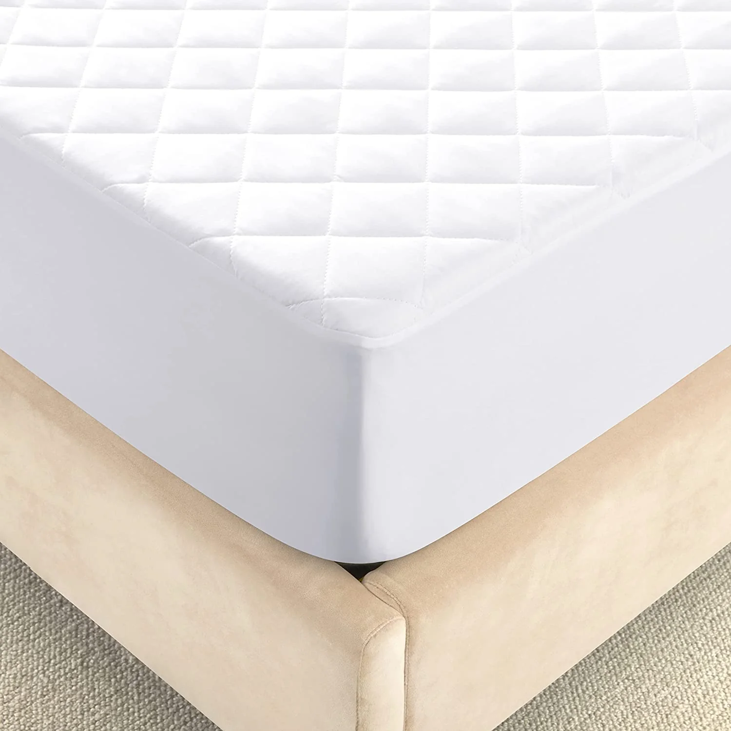 Best Waterproof Mattress Protector - Cool Bamboo Fitted Mattress Cover - Image 3