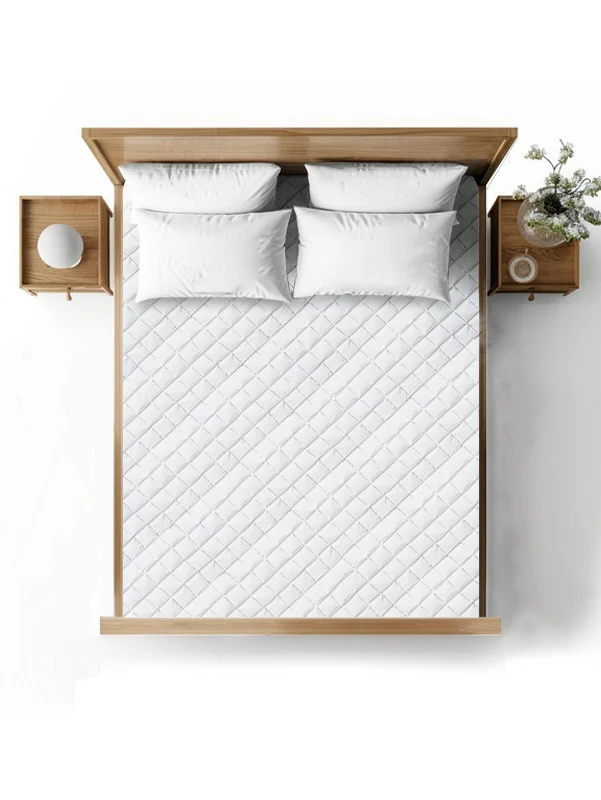 Best Waterproof Mattress Protector - Cool Bamboo Fitted Mattress Cover - Image 6