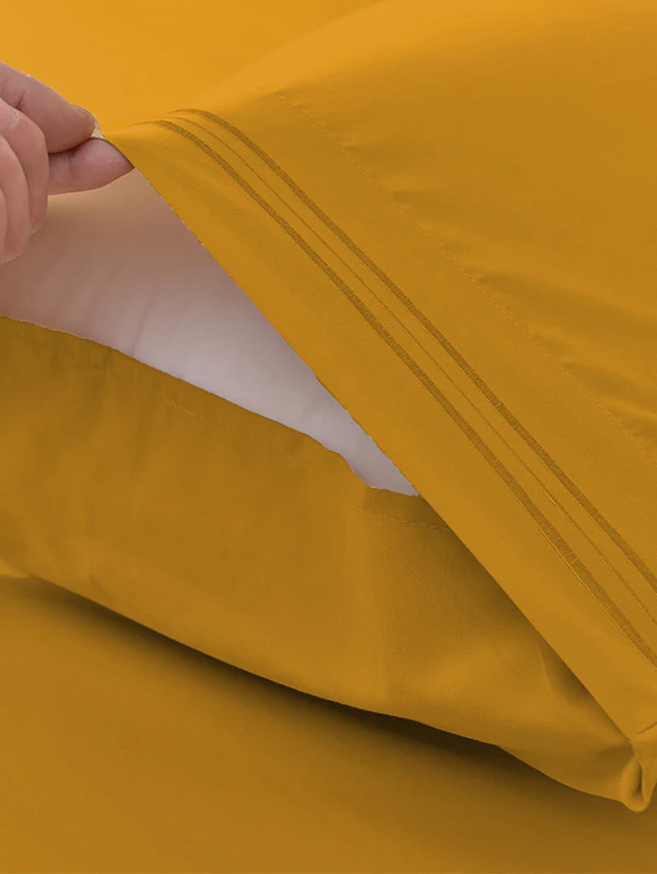 Gold Bamboo Bed Sheets - Cooling Comfort For Modern Bedrooms - Image 3