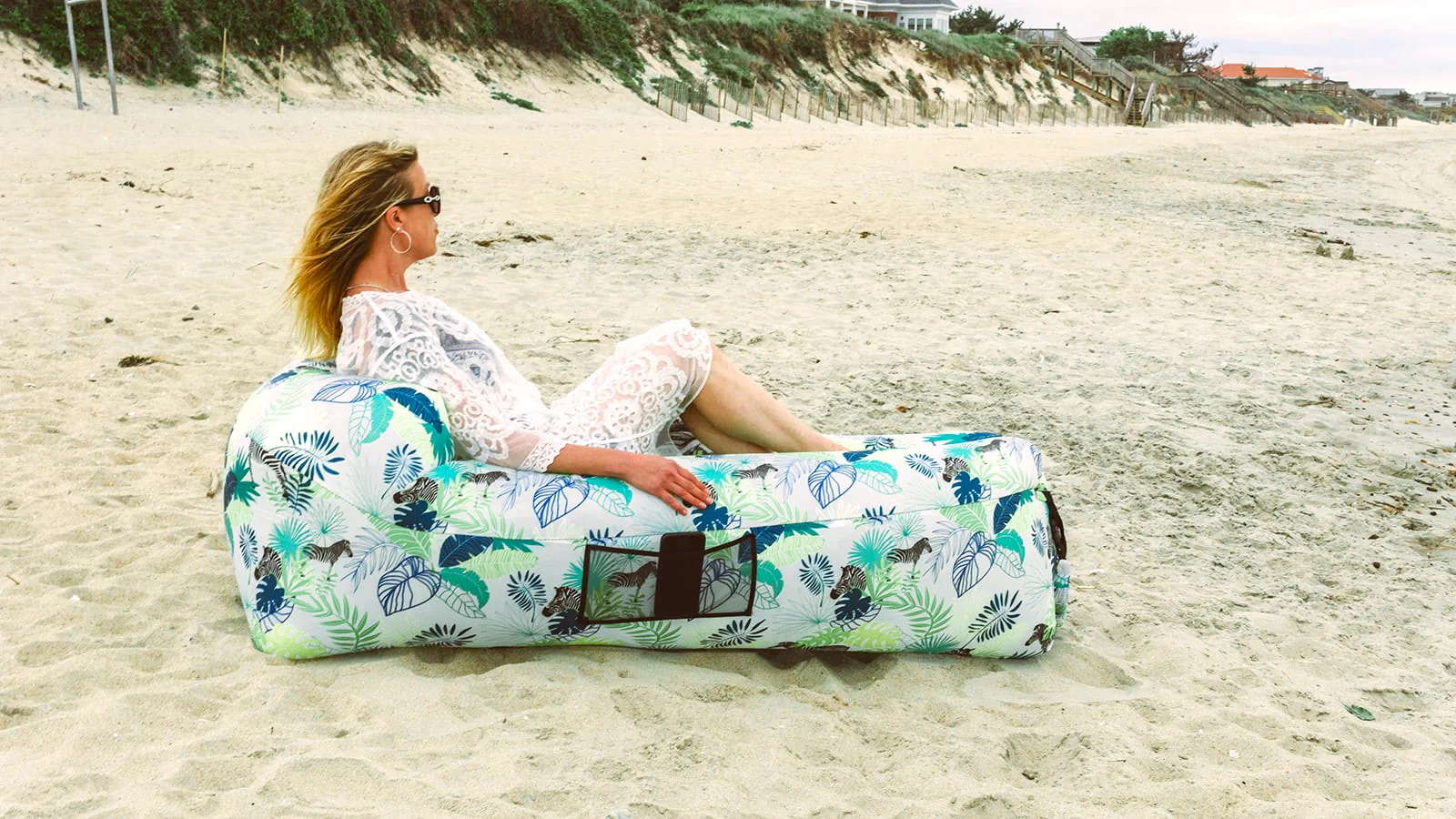 Inflatable Lounger: Portable, Durable, No Pump, for Beach & Pool - Image 18