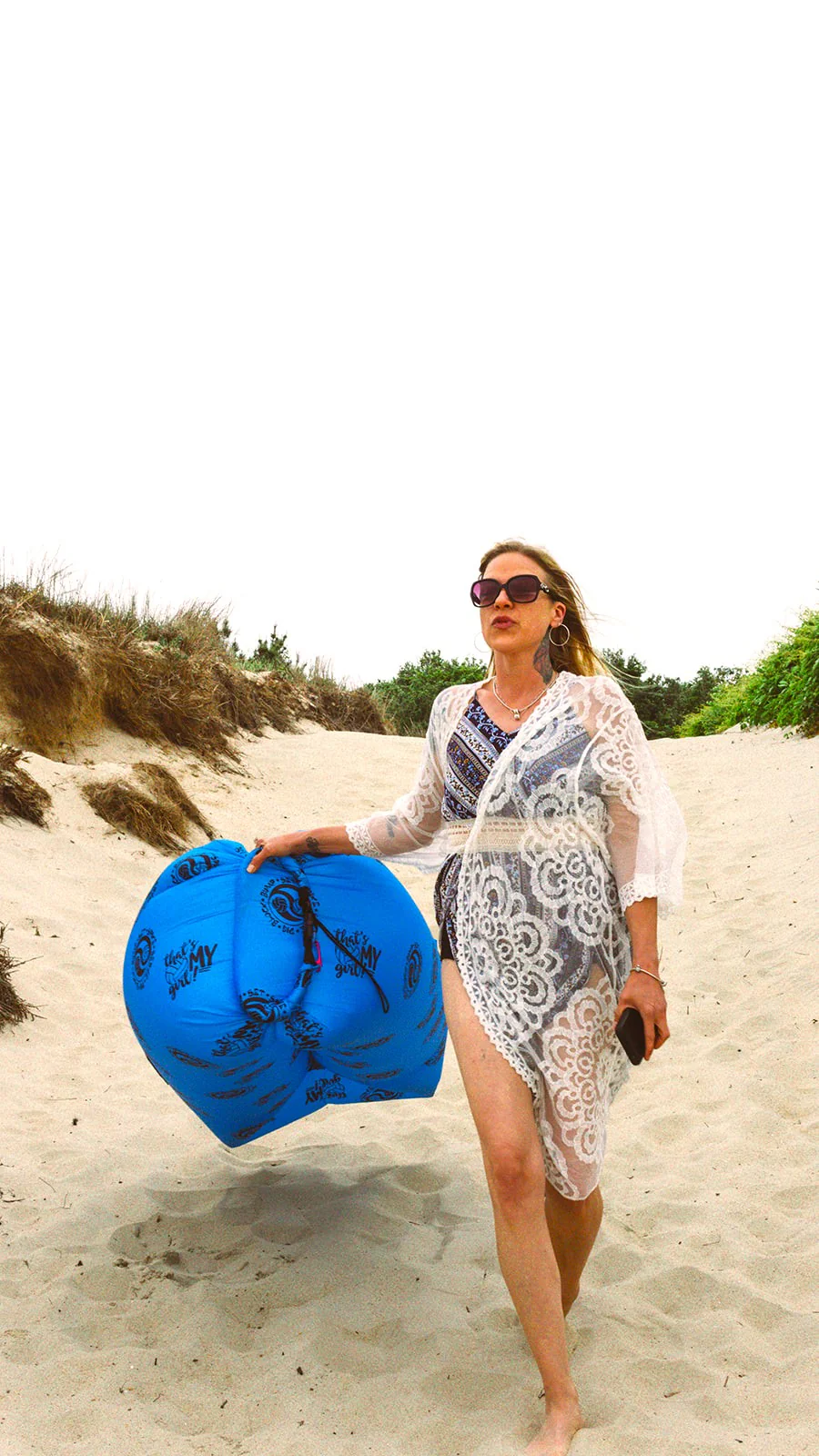 Inflatable Lounger: Portable, Durable, No Pump, for Beach & Pool - Image 20