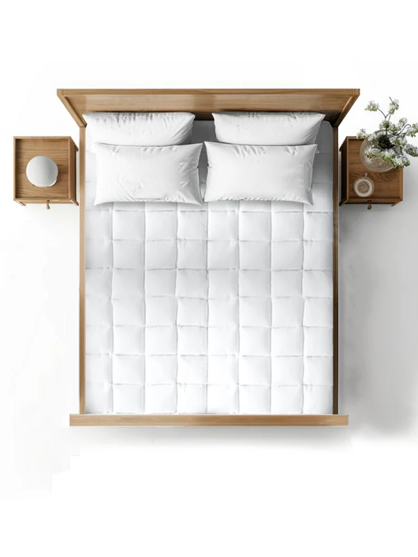 Microfiber Mattress Topper - Soft and Durable Mattress Pad by Cool Bamboo - Image 3