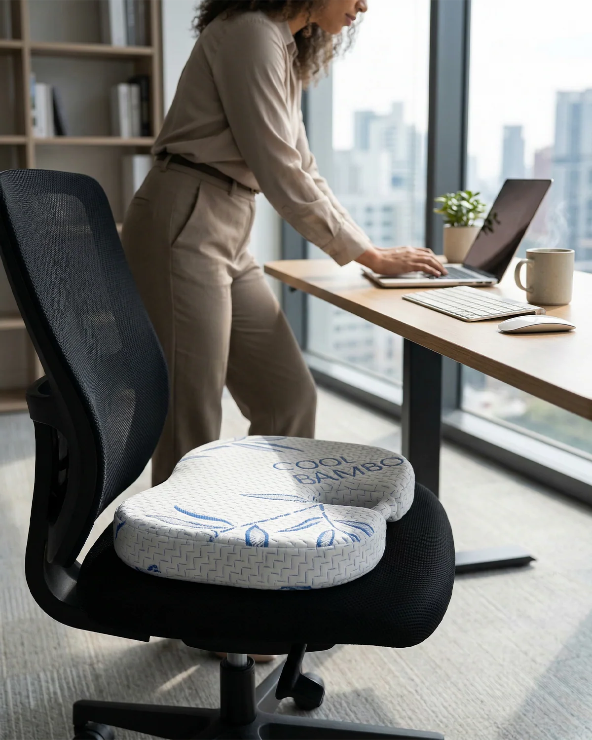 Office Chair Pillow Set: Complete 3-Piece Ergonomic Support System for Desk Workers - Image 5