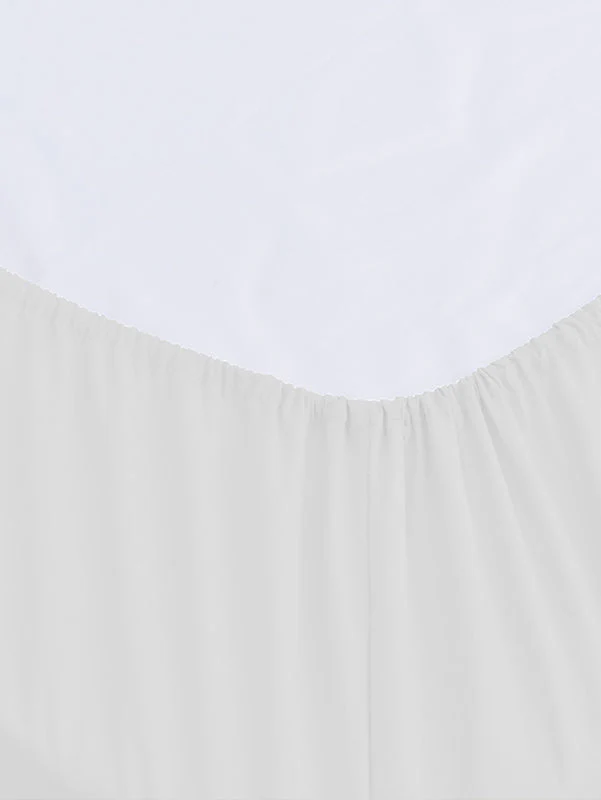 White Bed Sheet, Bamboo - Sets of 10, 30, 50 - Image 4